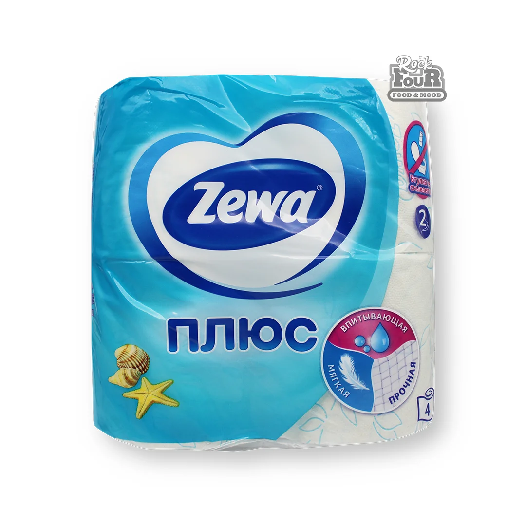 Flavored toilet paper "Zewa Plus", two-layer 4pcs
